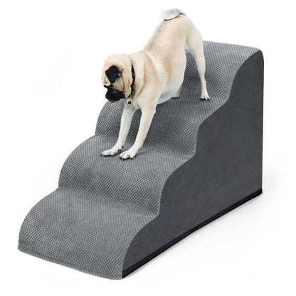 Pets Steps For Dogs Cats Non-Slip Dog Training Stairs Removable and Washable 3 4 5 Steps