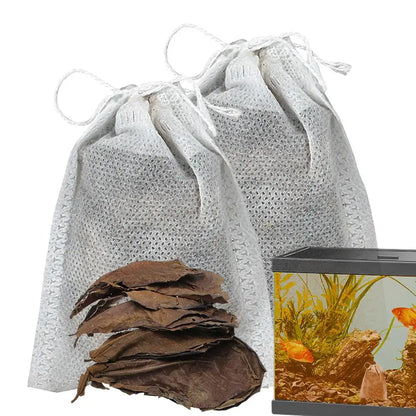 Catappa Leaves For Aquariums Catappa Almond Leaves Beta Fish Catappa Leaves Creats Rainforest Environment Lowers Your Tank's P.H