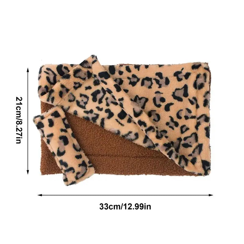 Reptile Sleeping Bed Blanket Hamster Bed With Pillow Gecko Lizard Reptile Sleeping Bag Blanket Hamster Pet Sleeping Bed Sleeping