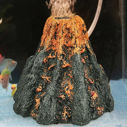 Fish Tanks Landscaping Simulation Volcano Aquarium Accessories Rockery Aerator For Aquarium Pump Bubble Stone Oxygenation Tools