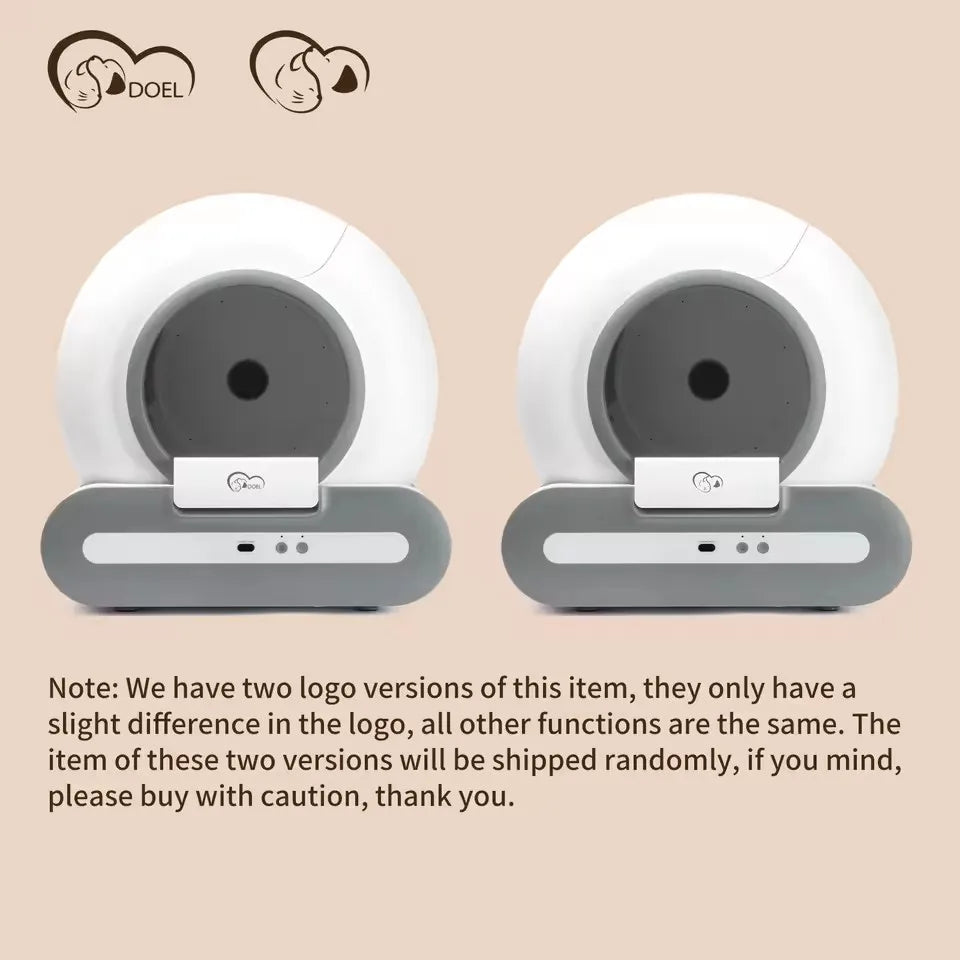 Tonepie 65L Automatic Smart Cat Litter Box Self Cleaning Fully Enclosed Cat Litter Box Pet Toilet Litter Tray English versions