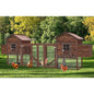 Large Wooden Chicken Coop, 160IN Outdoor Chicken Cages and Run with Nesting Boxes for 2-8 Chickens,  Poultry Pet House Rabbit