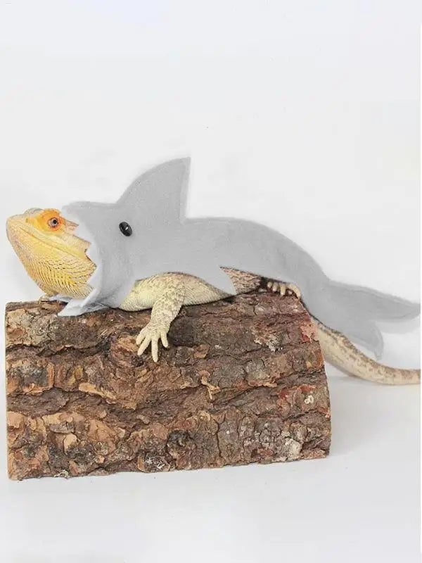 Reptile Critter Lizard Shark Costume For Bearded Dragon Reptiles Clothes Lizard Shark Clothes Small Pet Clothes Gecko