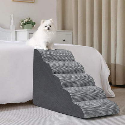 Pets Steps For Dogs Cats Non-Slip Dog Training Stairs Removable and Washable 3 4 5 Steps