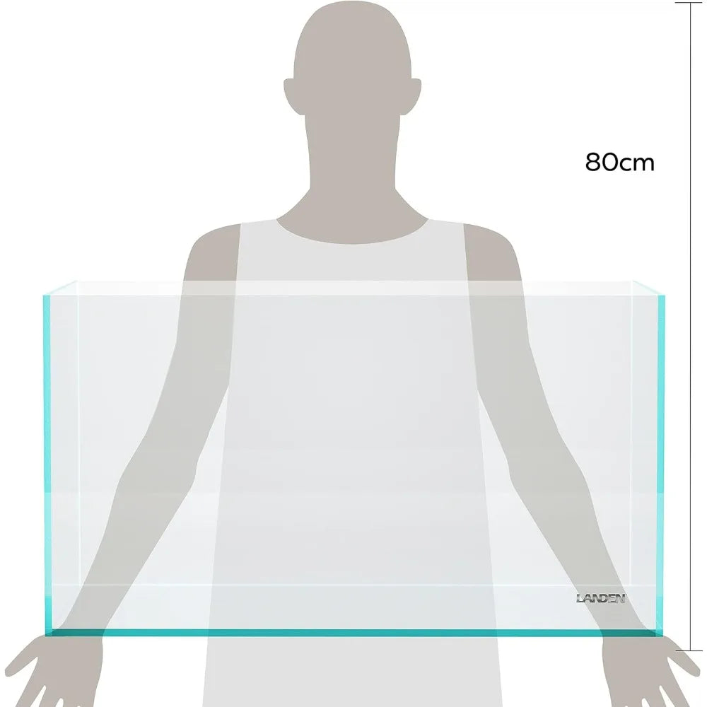 Aquariums Fish & Aquatic Pet Supplies Borderless Low Iron Aquarium, Including Black Nano Foam Leveling Pad Pet Products