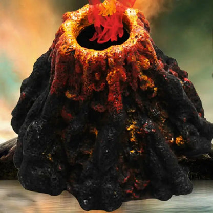 Fish Tanks Landscaping Simulation Volcano Aquarium Accessories Rockery Aerator For Aquarium Pump Bubble Stone Oxygenation Tools