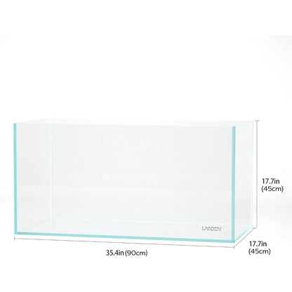 Aquariums Fish & Aquatic Pet Supplies Borderless Low Iron Aquarium, Including Black Nano Foam Leveling Pad Pet Products